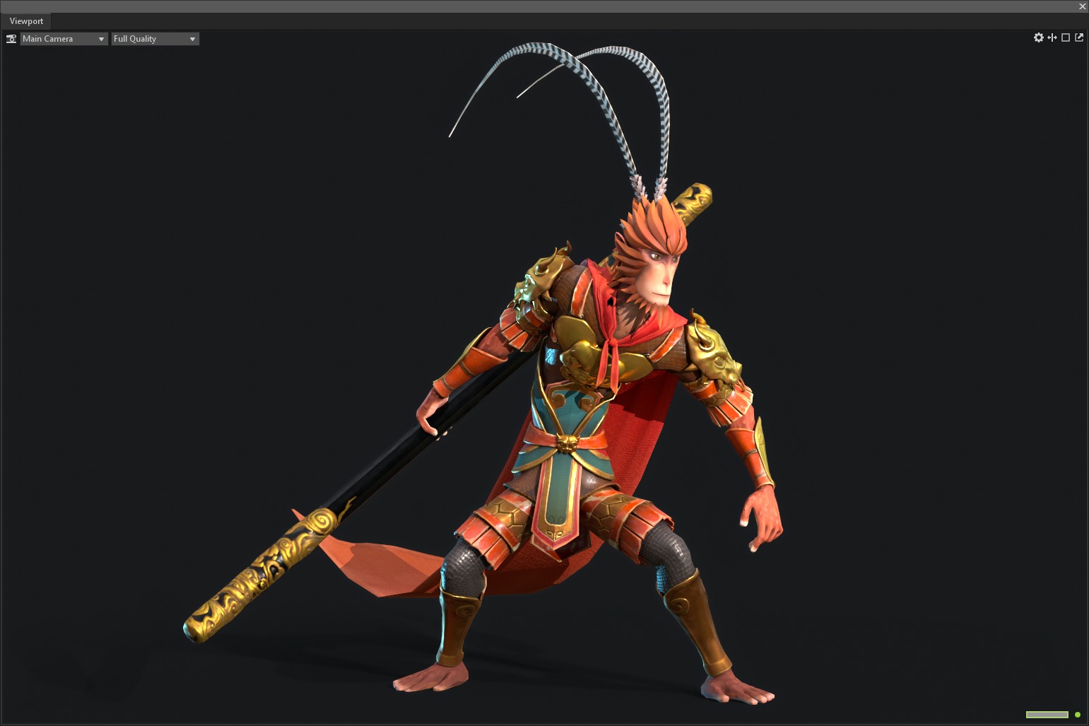 Sun Wukong Low-poly 3D model_29
