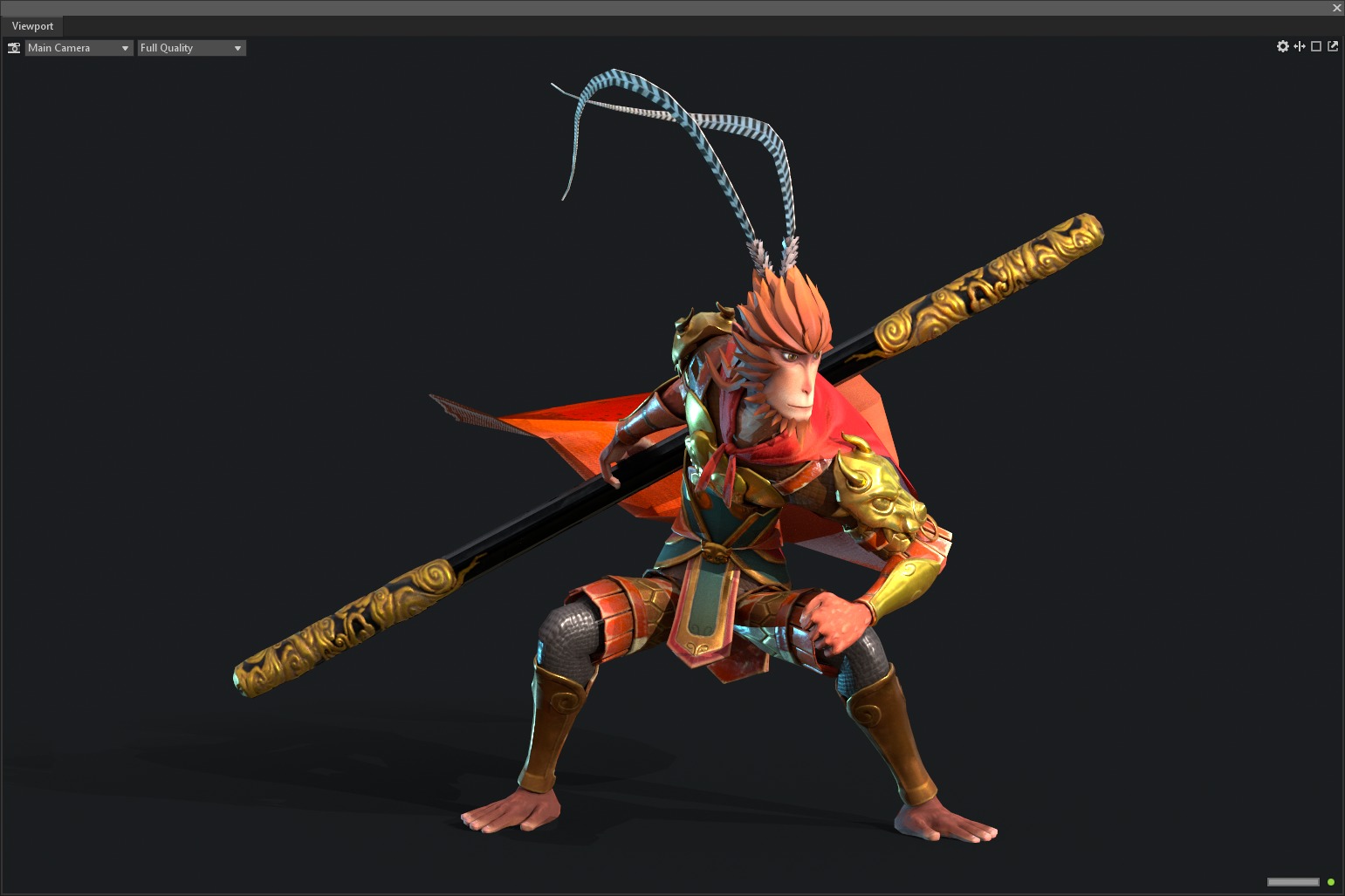 Sun Wukong Low-poly 3D model_30