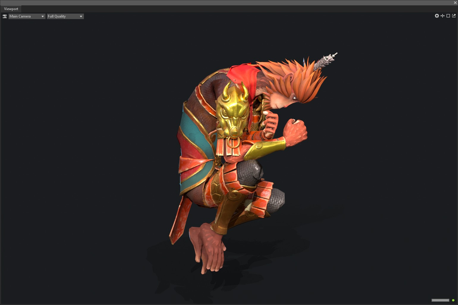 Sun Wukong Low-poly 3D model_36