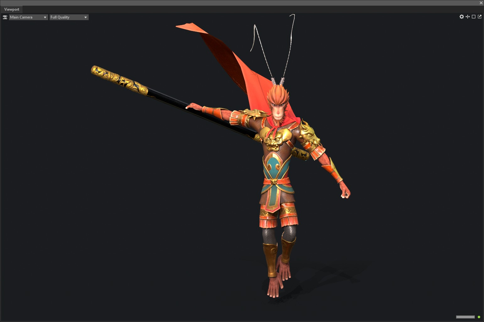 Sun Wukong Low-poly 3D model_31