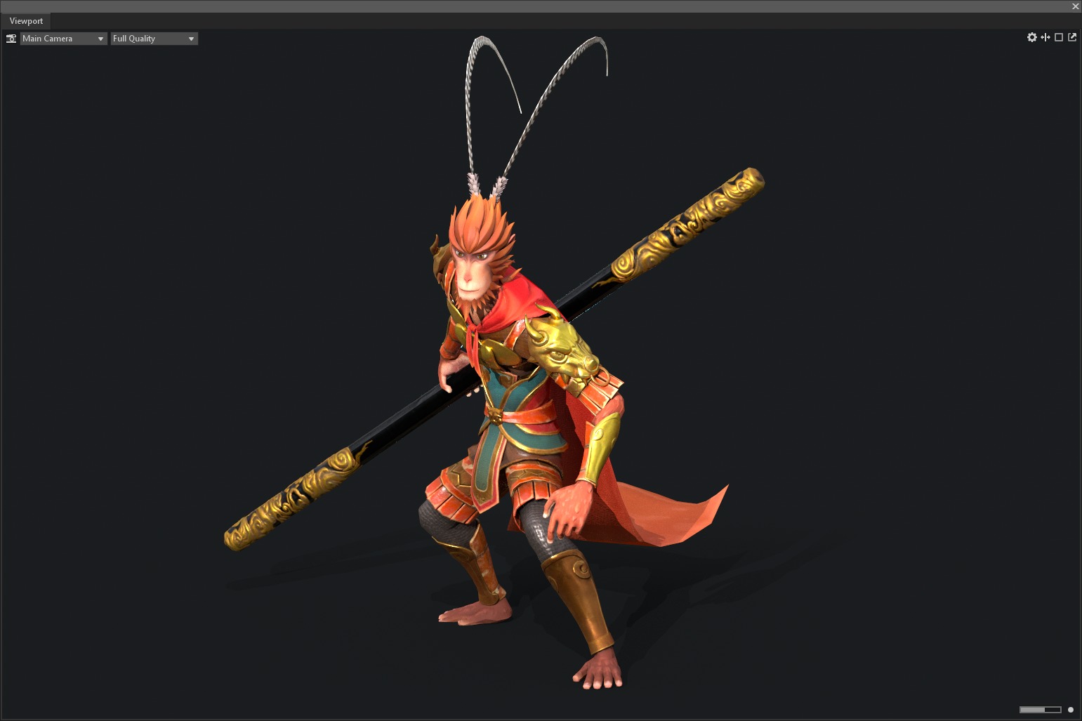 Sun Wukong Low-poly 3D model_23