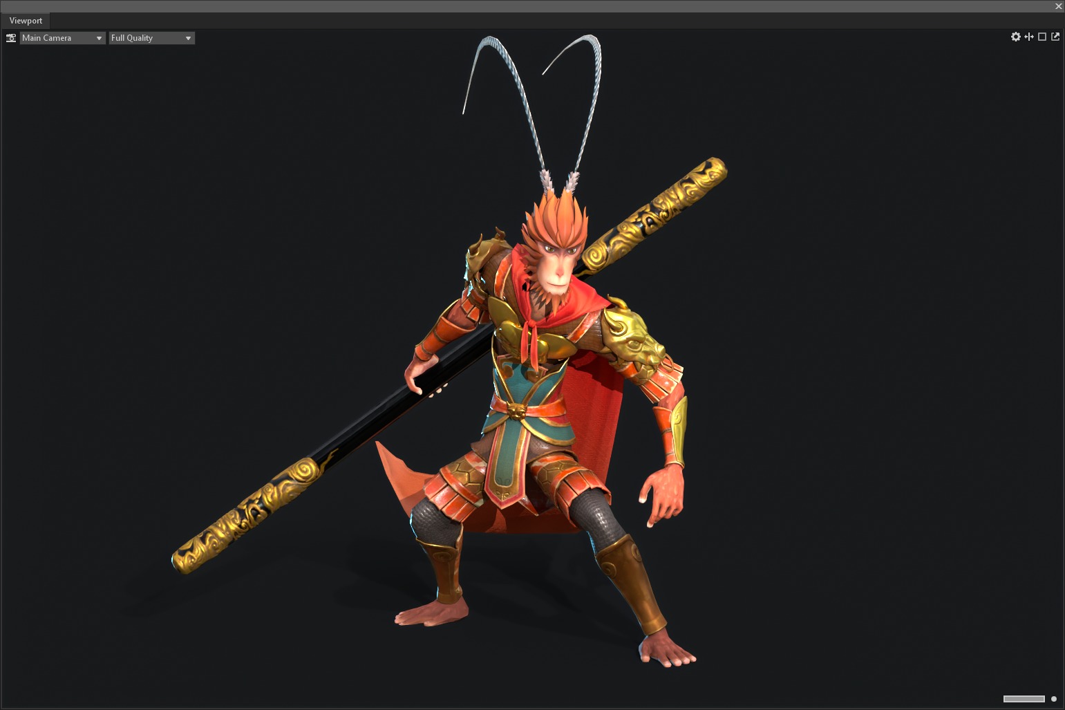 Sun Wukong Low-poly 3D model_22