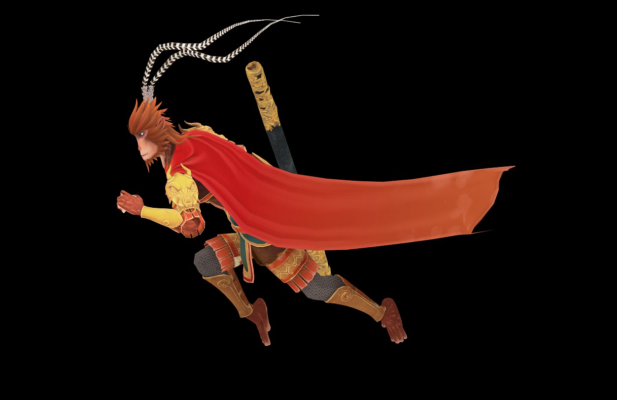 Sun Wukong Low-poly 3D model_18