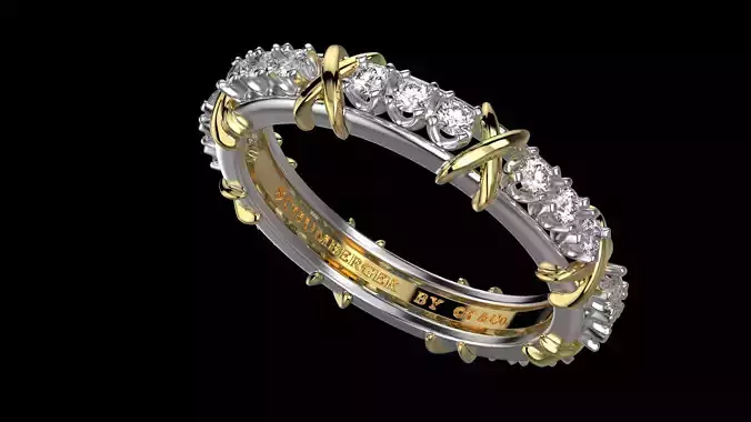 Tiffany ring 3 diamond