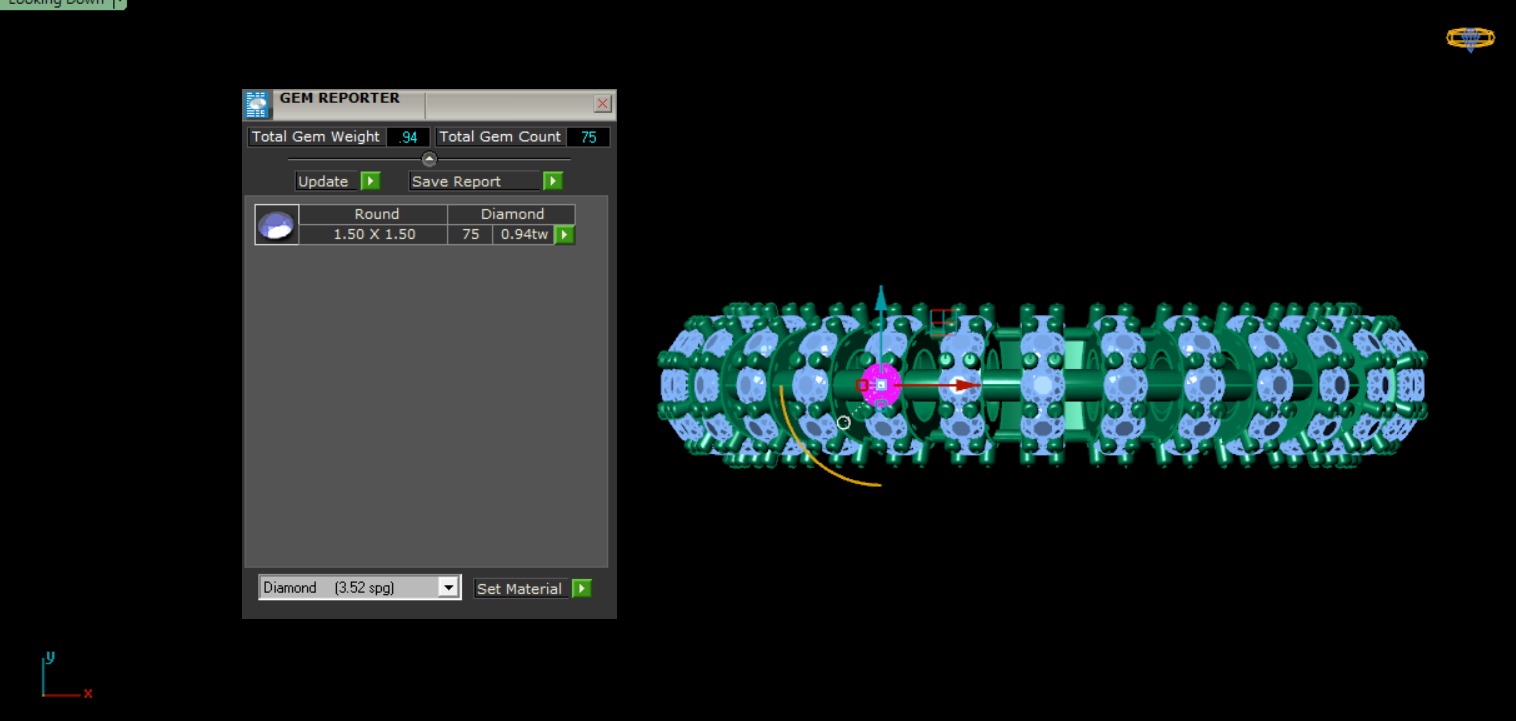 round italian ring  3D print model_13
