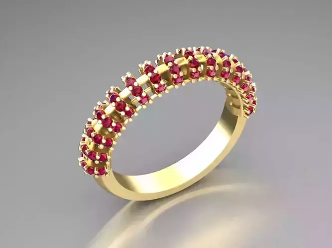 round italian ring  3D print model