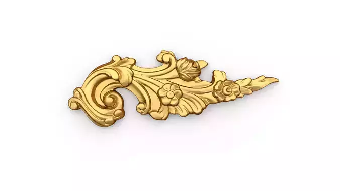 Classic decor ornament carved 23