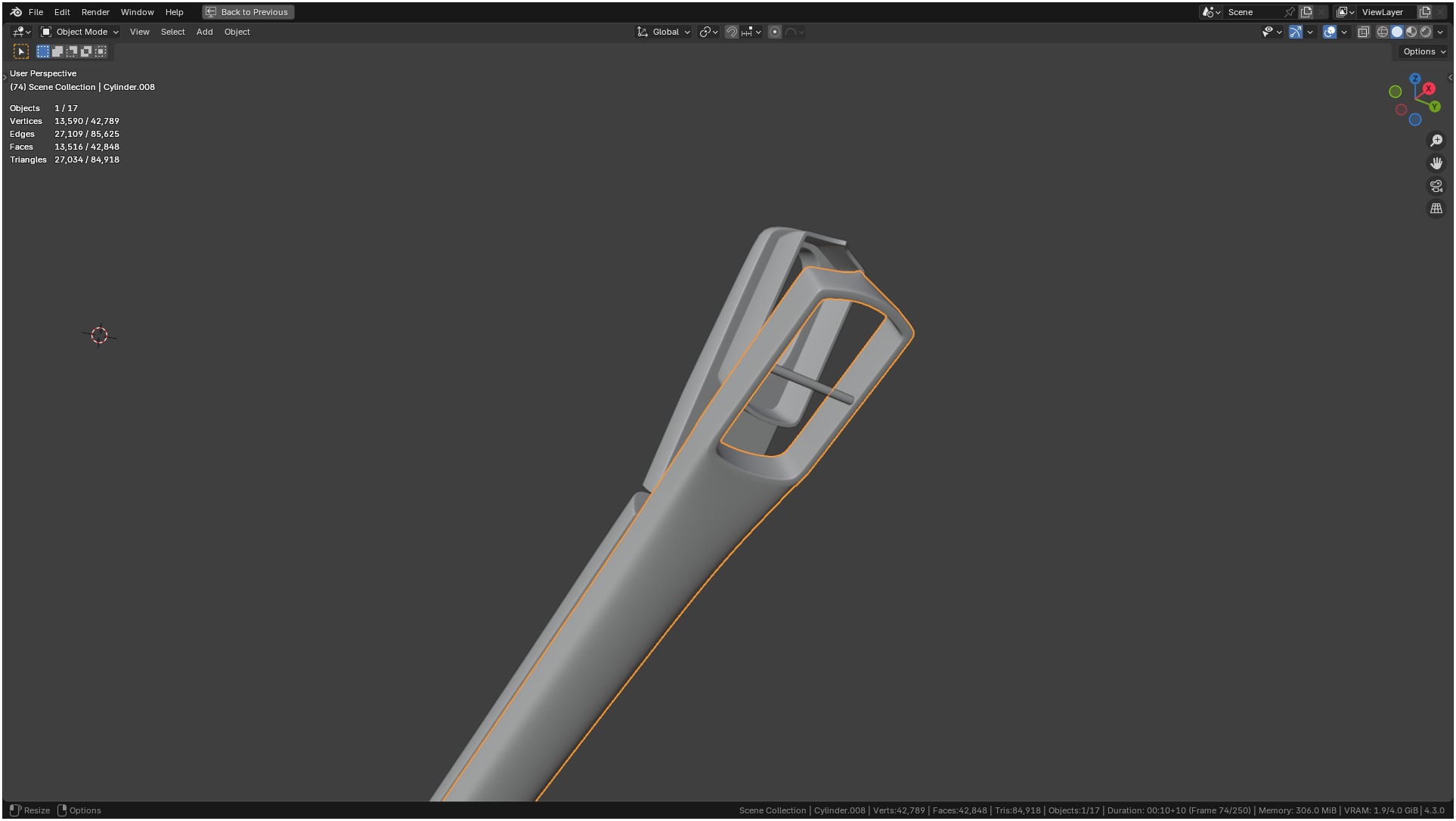 Tischler Standard Straight Biopsy Punch 3D model_24