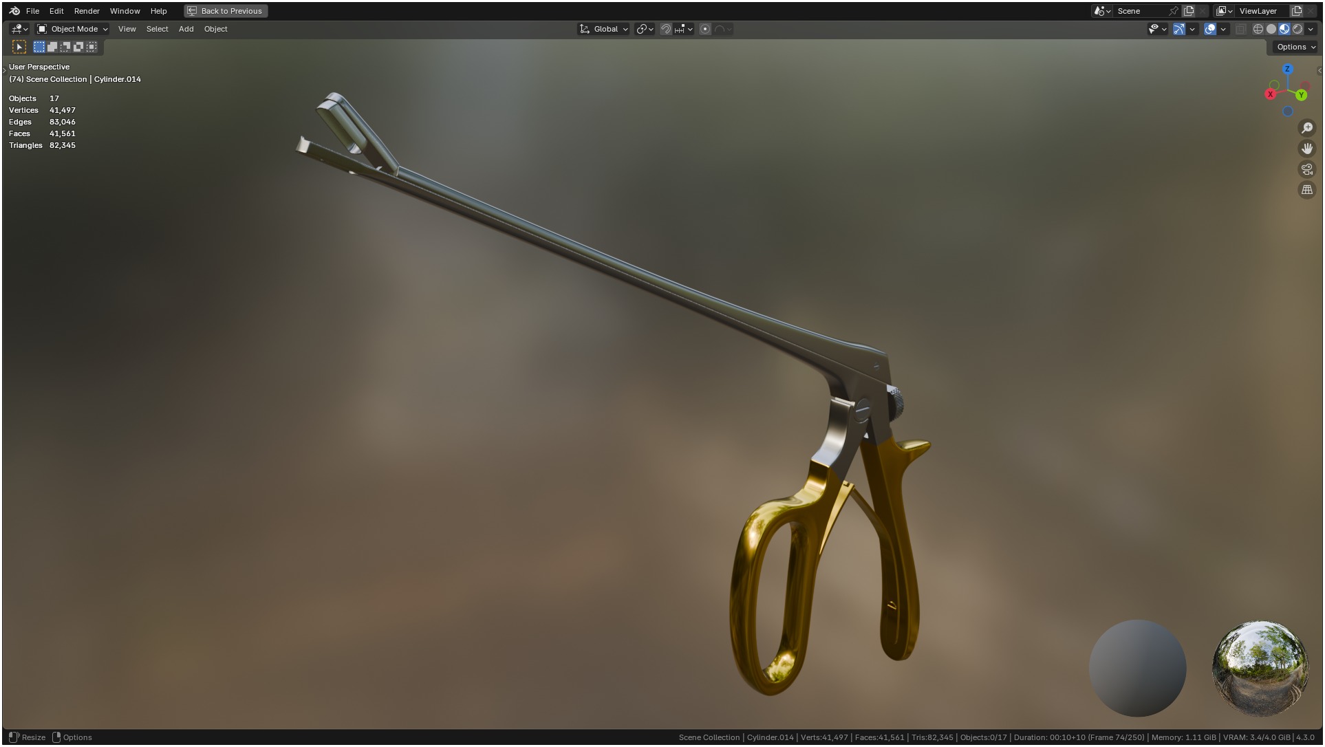 Tischler Standard Straight Biopsy Punch 3D model_47