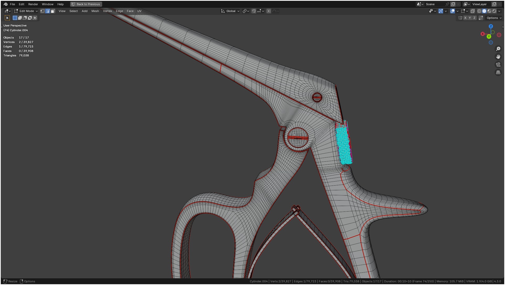 Tischler Standard Straight Biopsy Punch 3D model_39