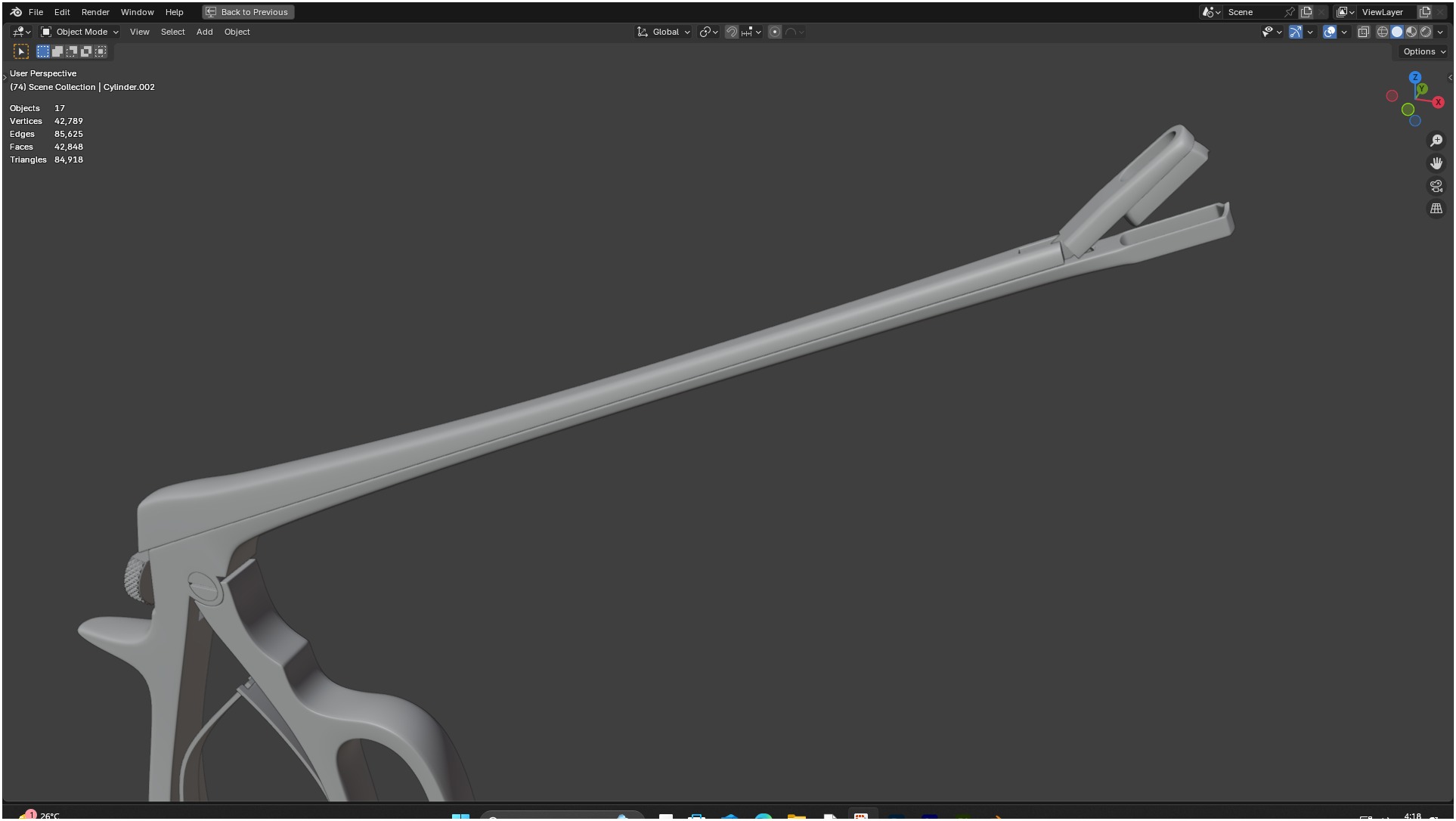 Tischler Standard Straight Biopsy Punch 3D model_16