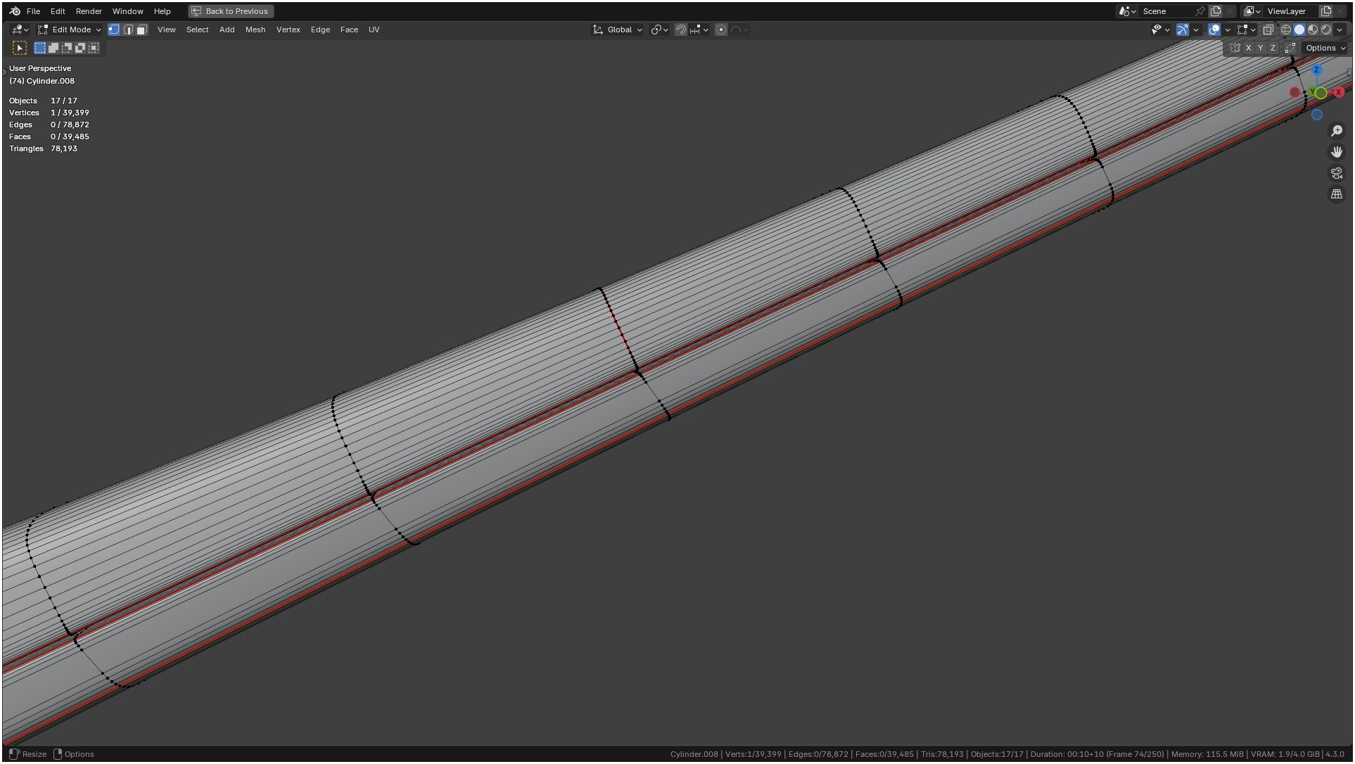 Tischler Standard Straight Biopsy Punch 3D model_44