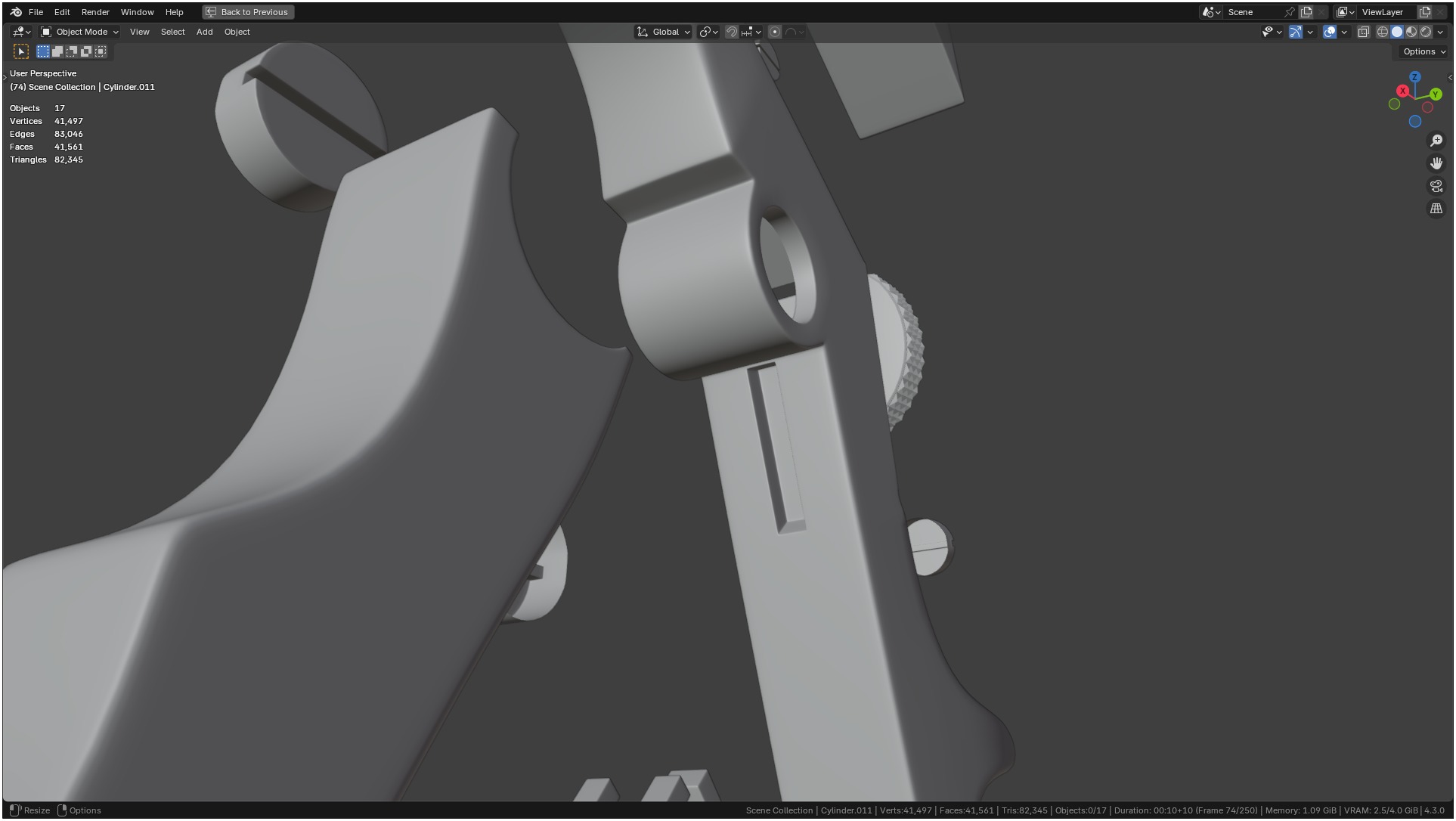 Tischler Standard Straight Biopsy Punch 3D model_68