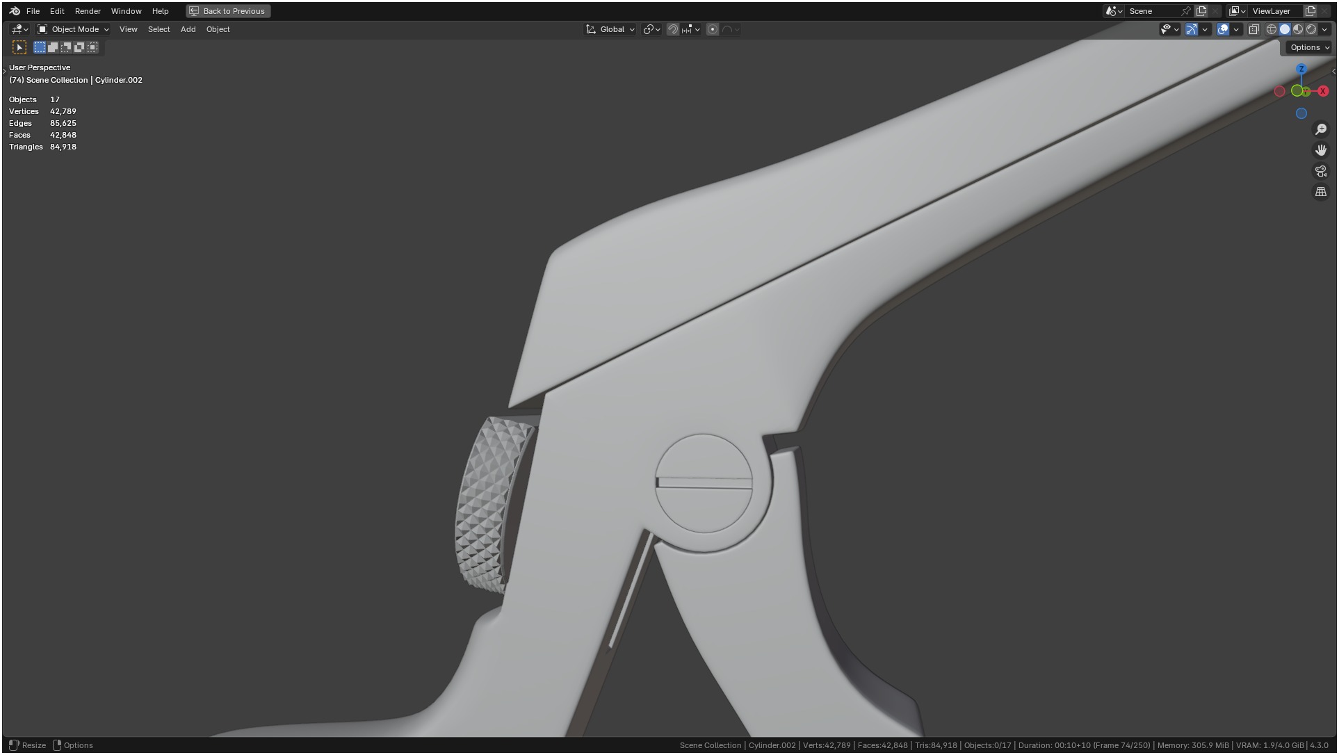 Tischler Standard Straight Biopsy Punch 3D model_23