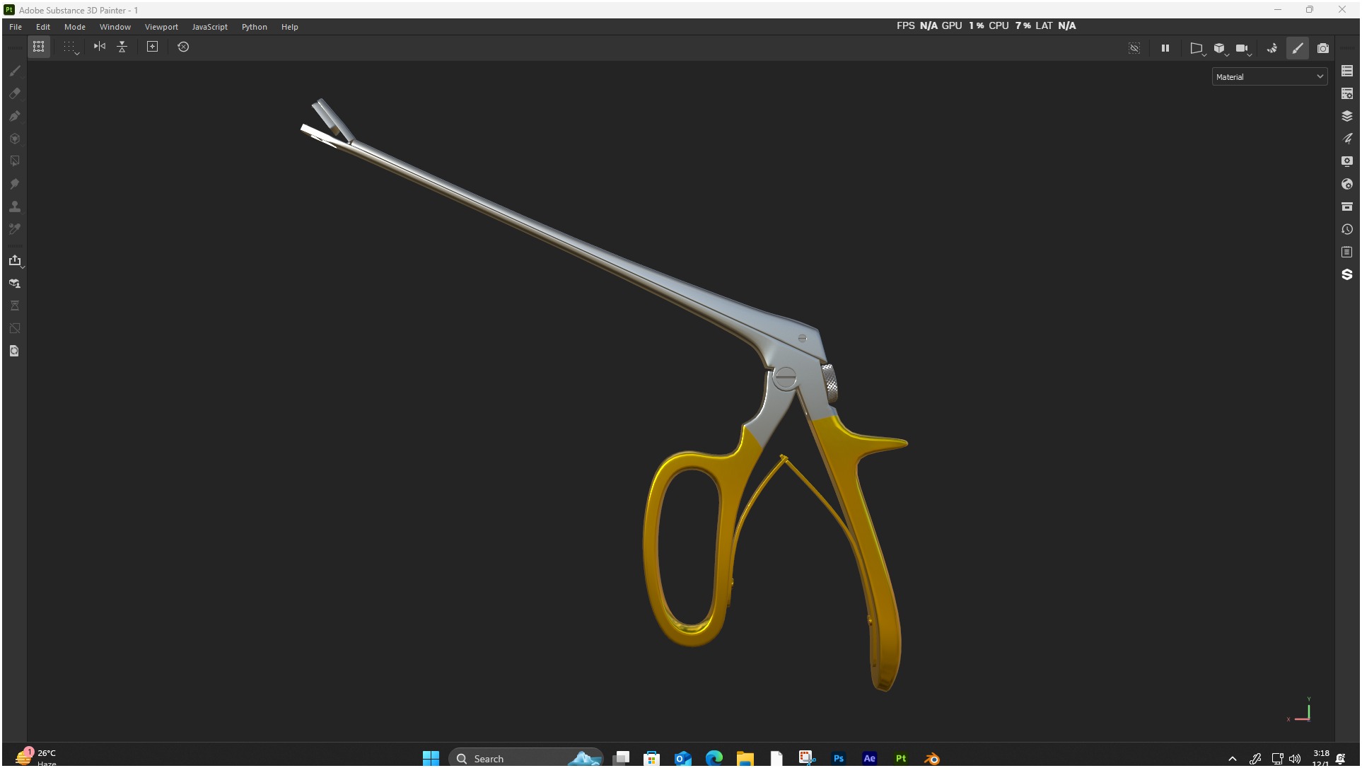 Tischler Standard Straight Biopsy Punch 3D model_2