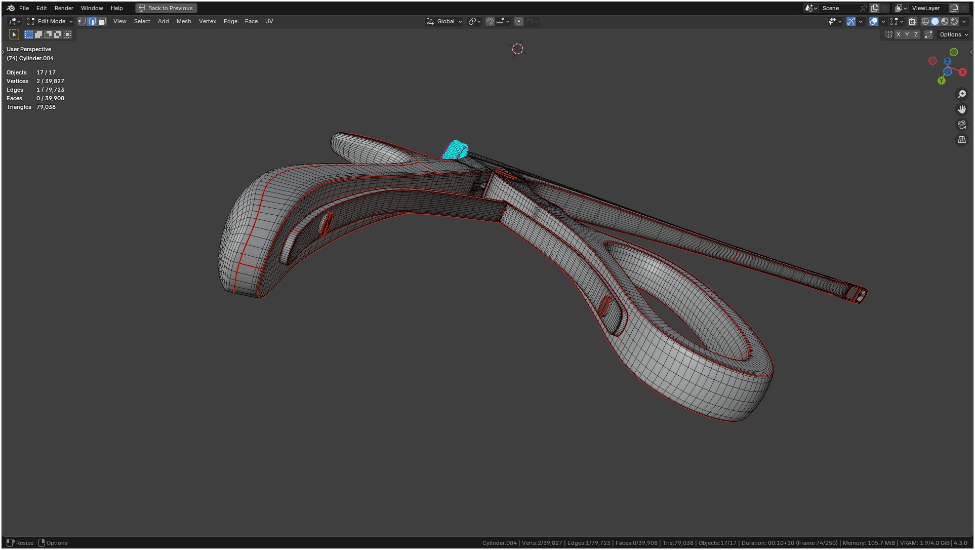 Tischler Standard Straight Biopsy Punch 3D model_41