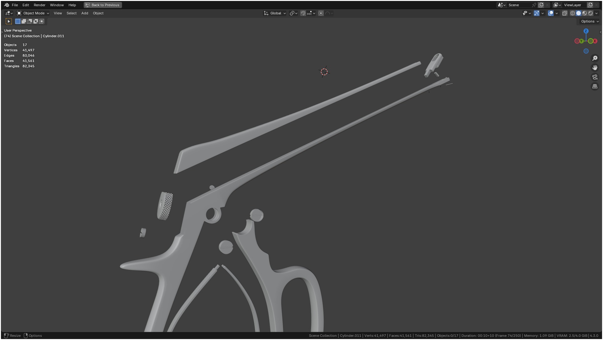 Tischler Standard Straight Biopsy Punch 3D model_70