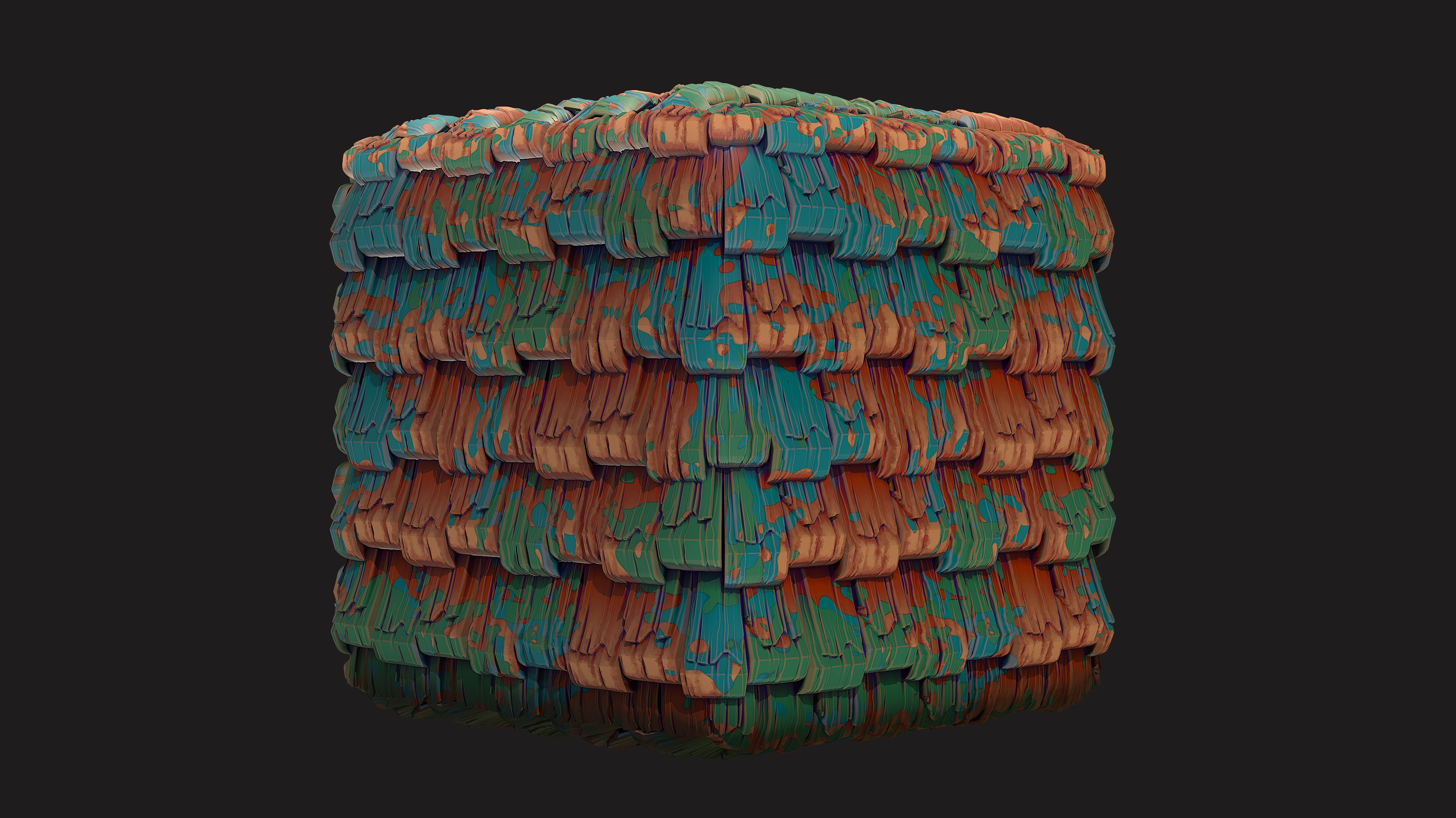 Stylized Painted Wood Texture_4