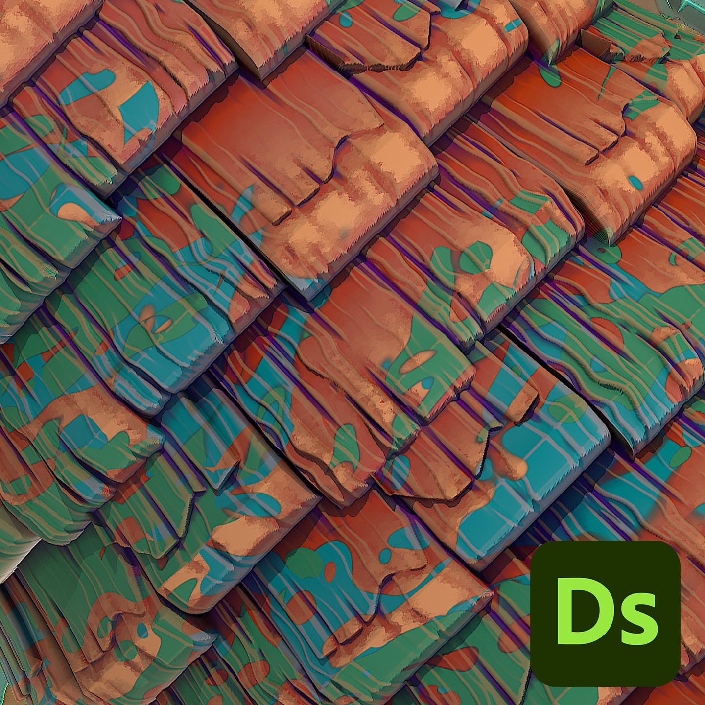 Stylized Painted Wood Texture_2