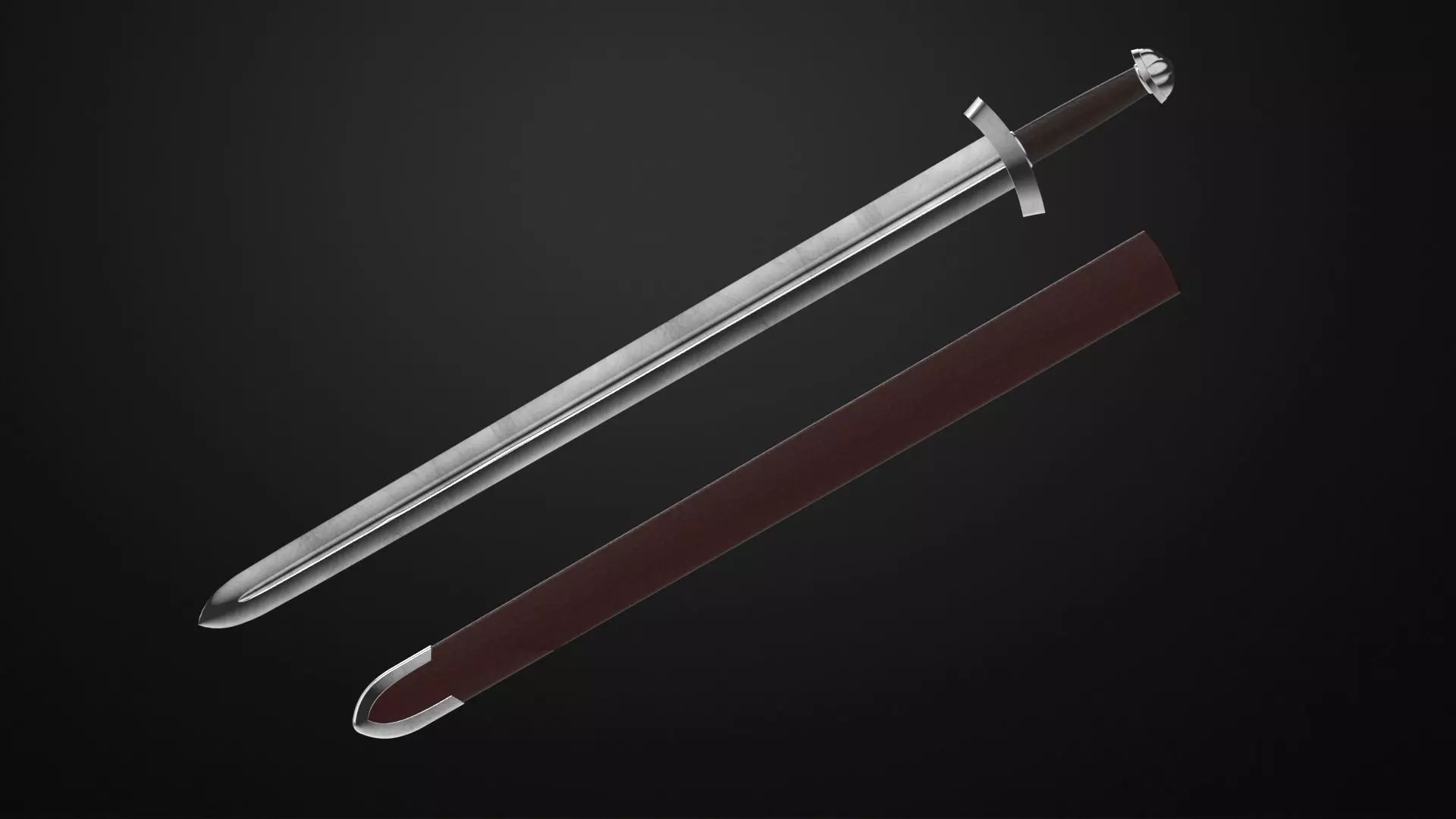 Weapons Encyclopedia 001  Viking Sword 3D print model_0