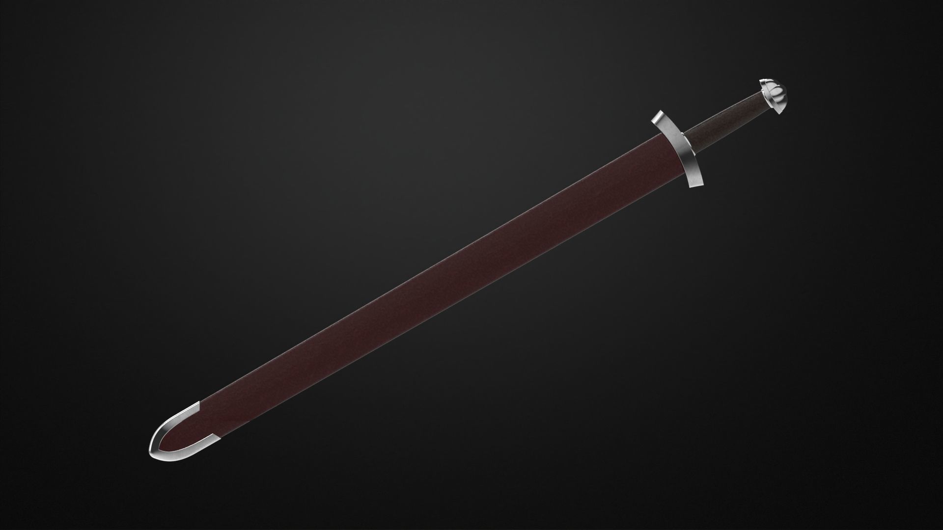 Weapons Encyclopedia 001  Viking Sword 3D print model_1