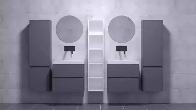 Bathroom furniture Cersanit CREA collection