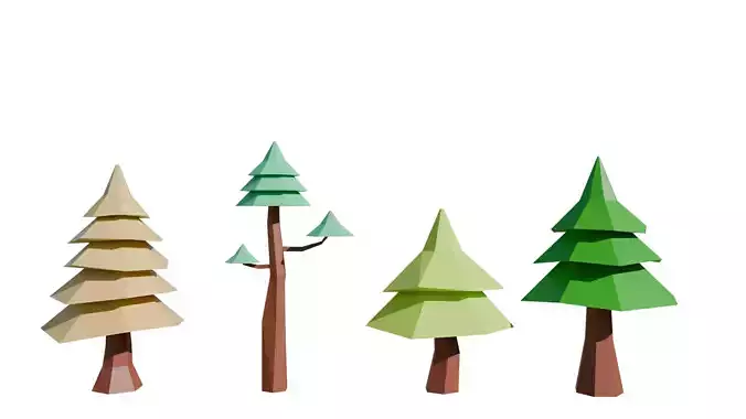 Low-Poly Tree Pack 1