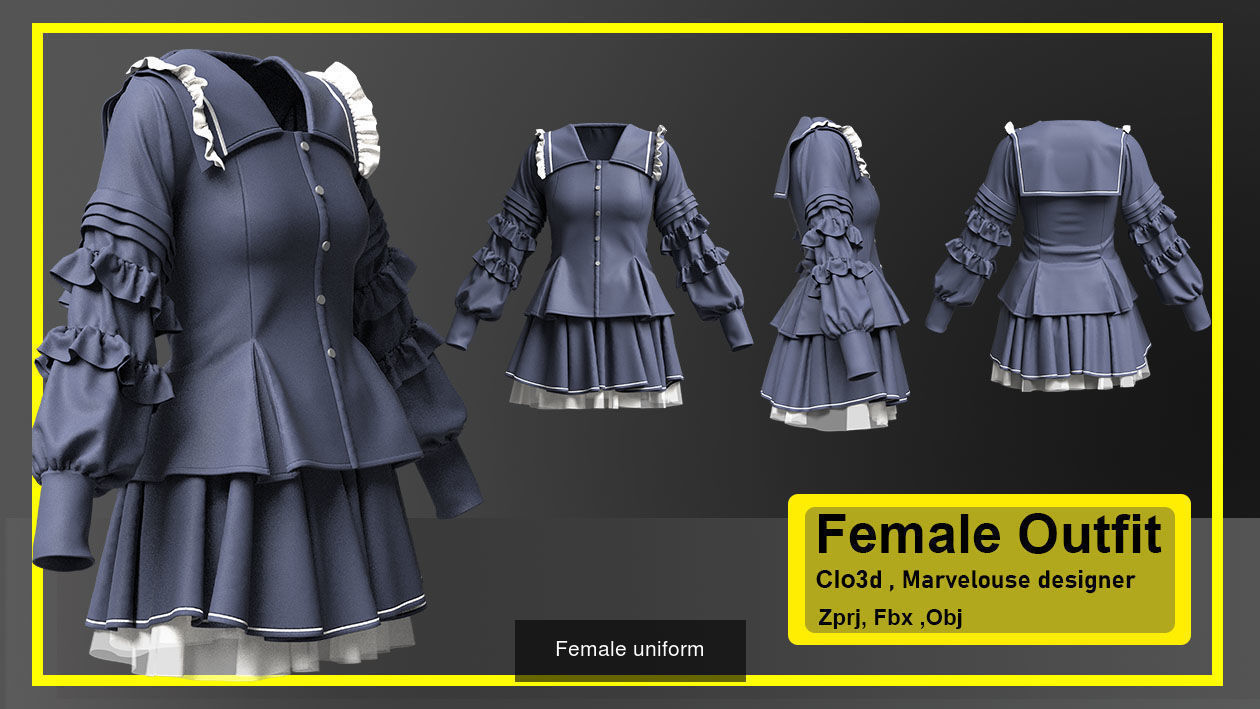 5 Female outfits collection _3