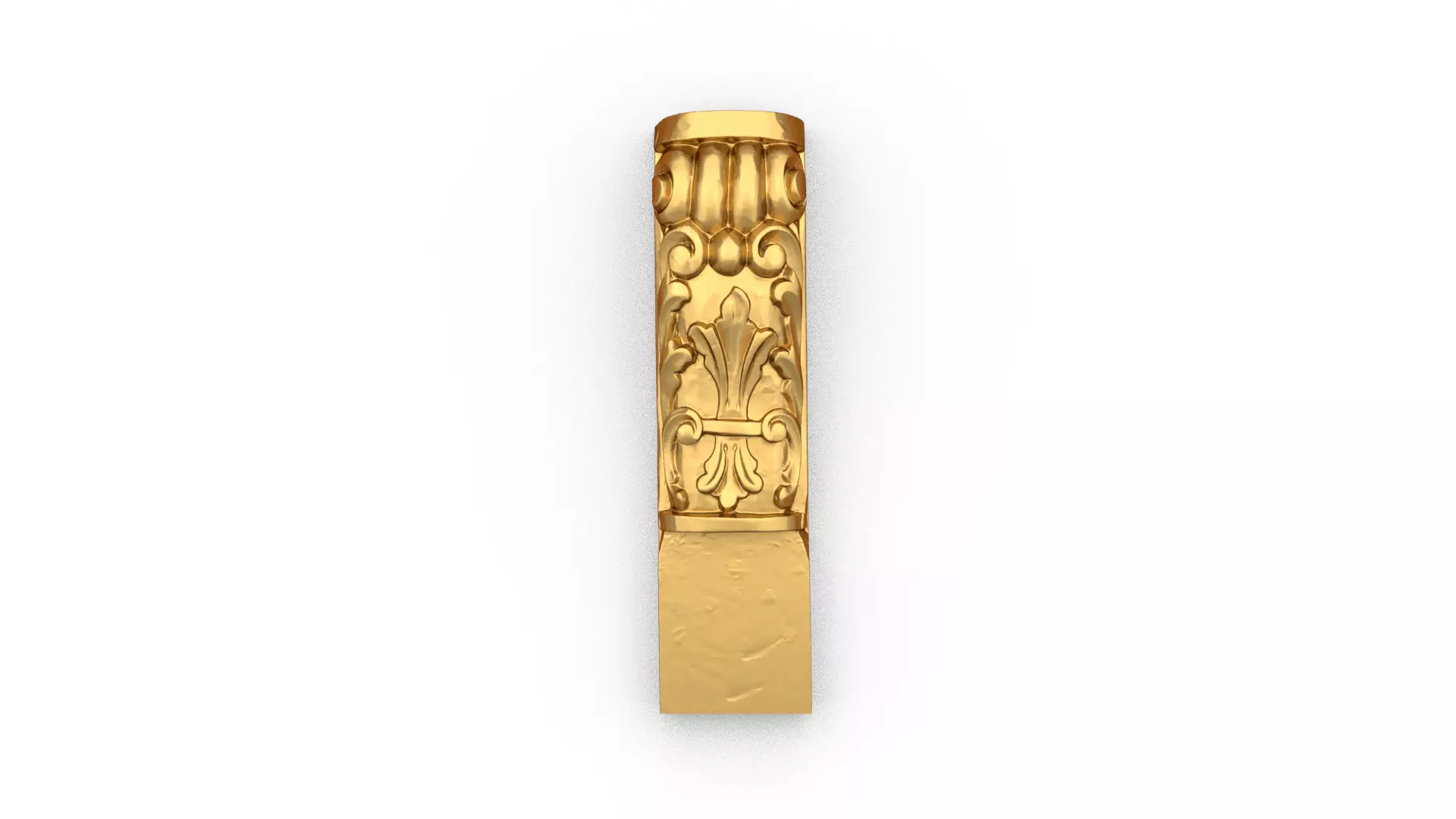 Classic decor ornament carved 24 3D model_0