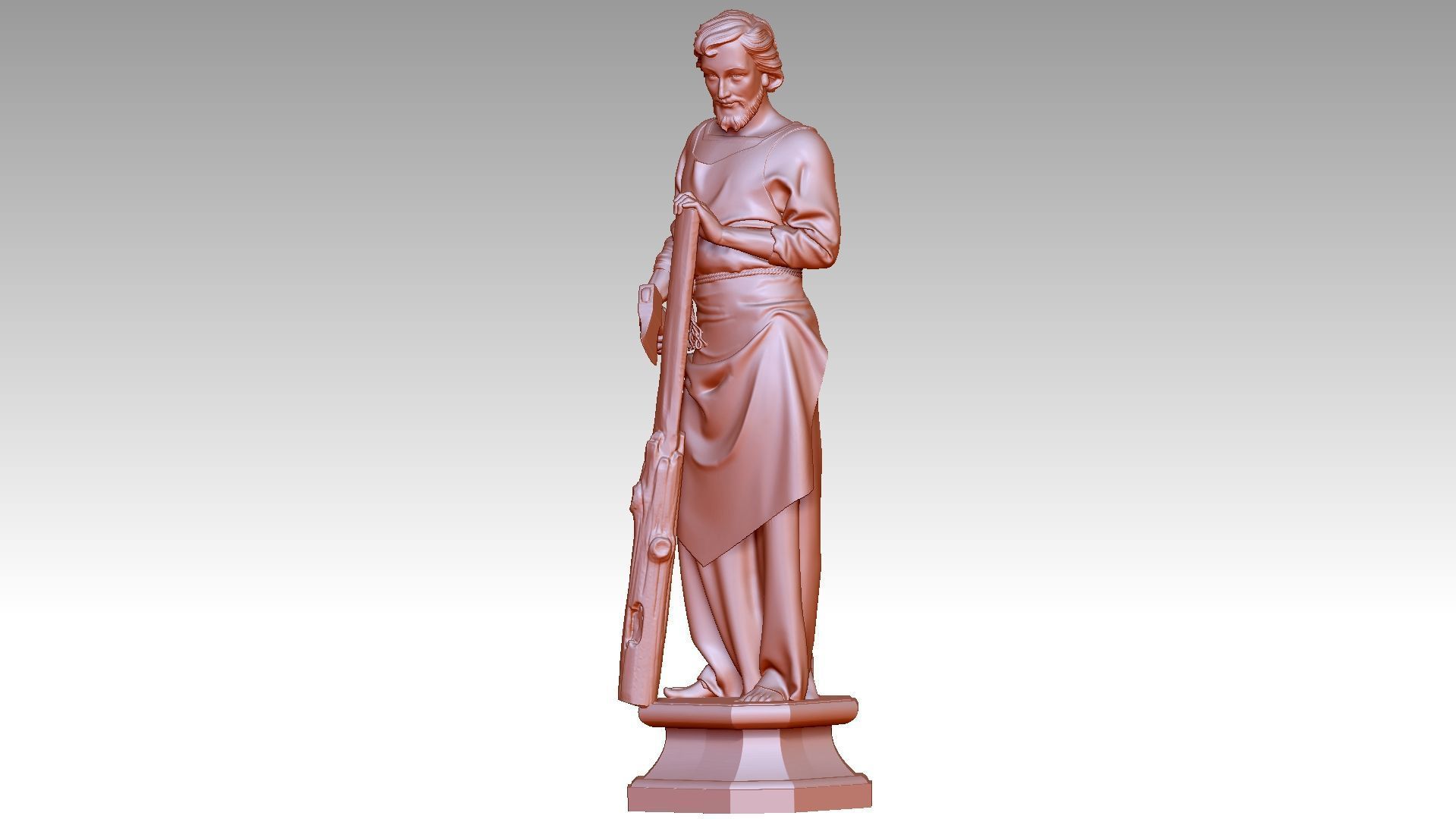 Saint Joseph 3D print model_1