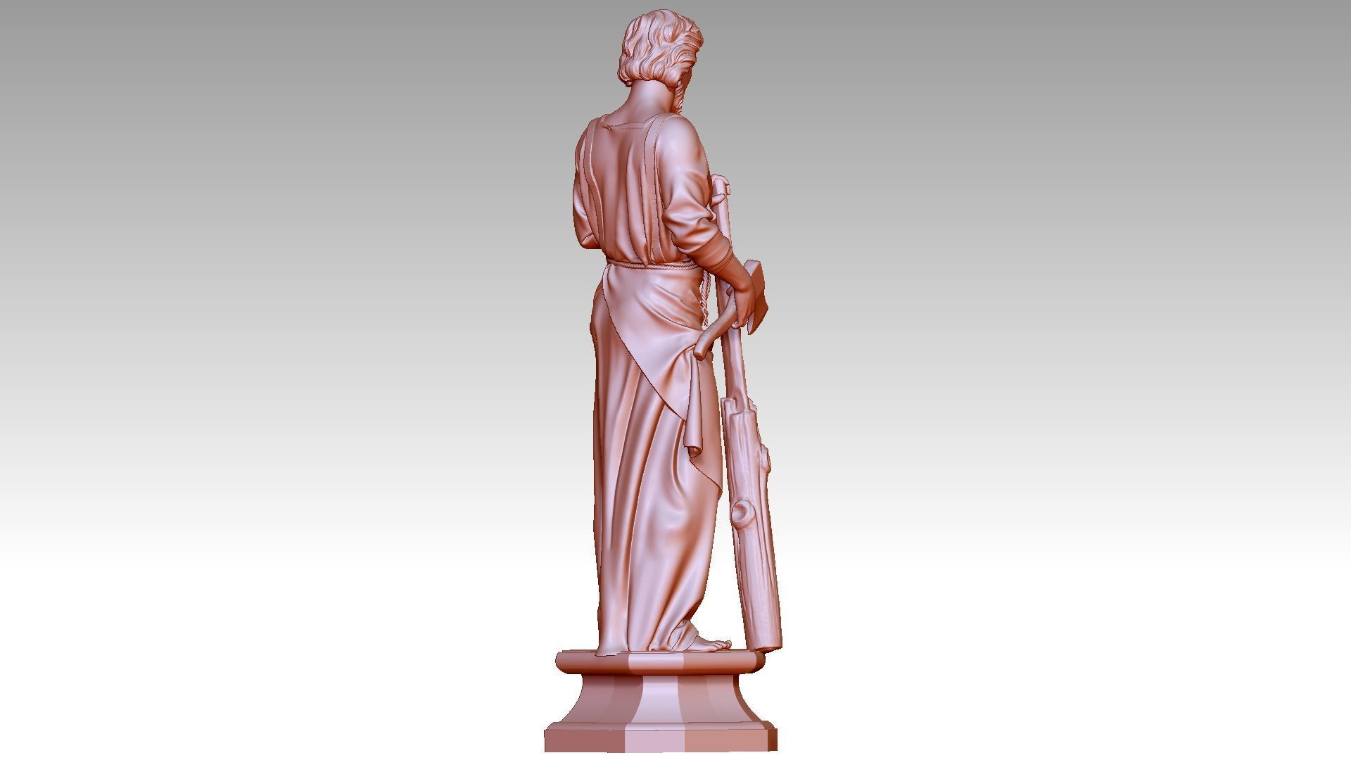 Saint Joseph 3D print model_5