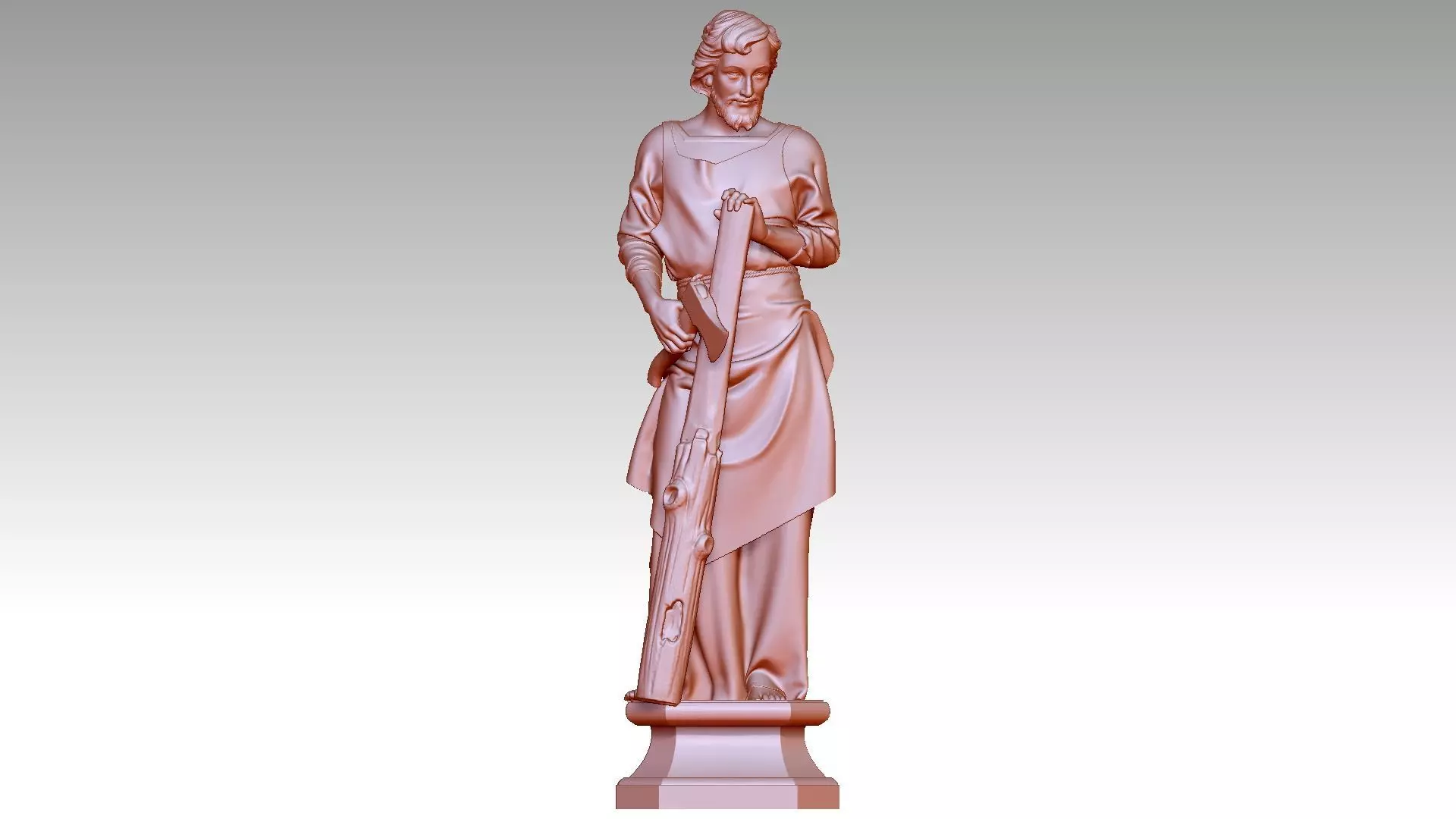 Saint Joseph 3D print model_0