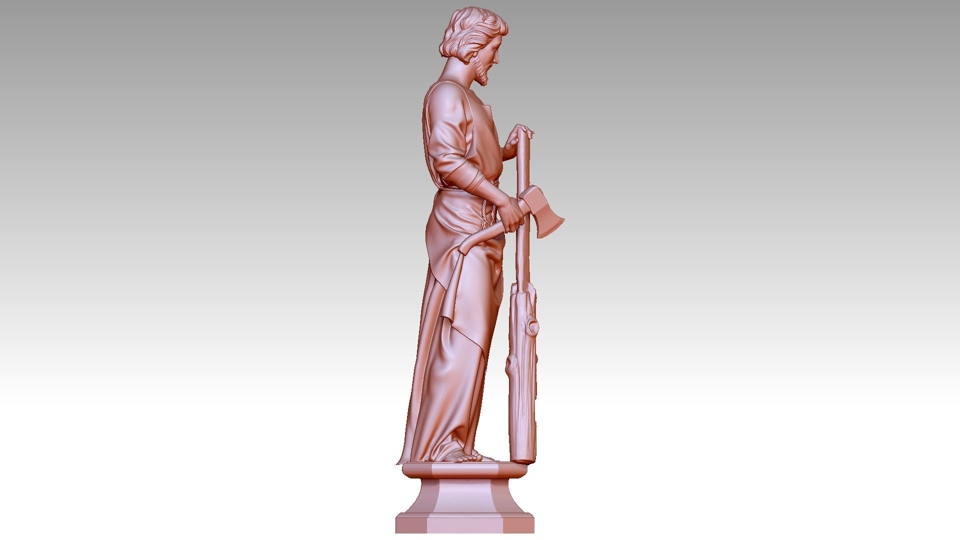 Saint Joseph 3D print model_6