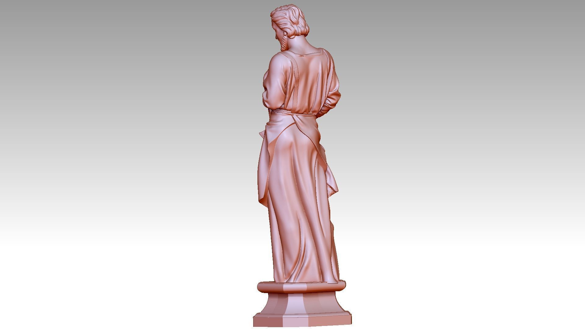 Saint Joseph 3D print model_3