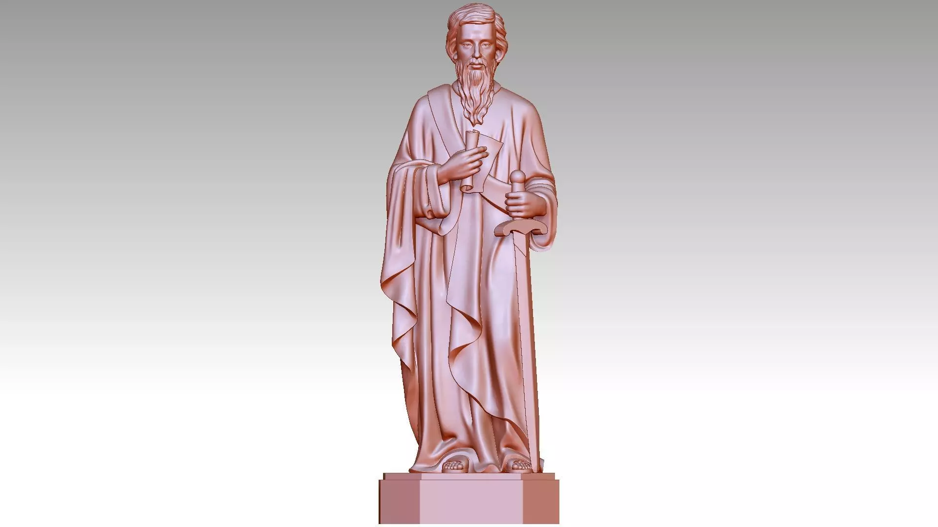 Saint Paul 3D print model_0