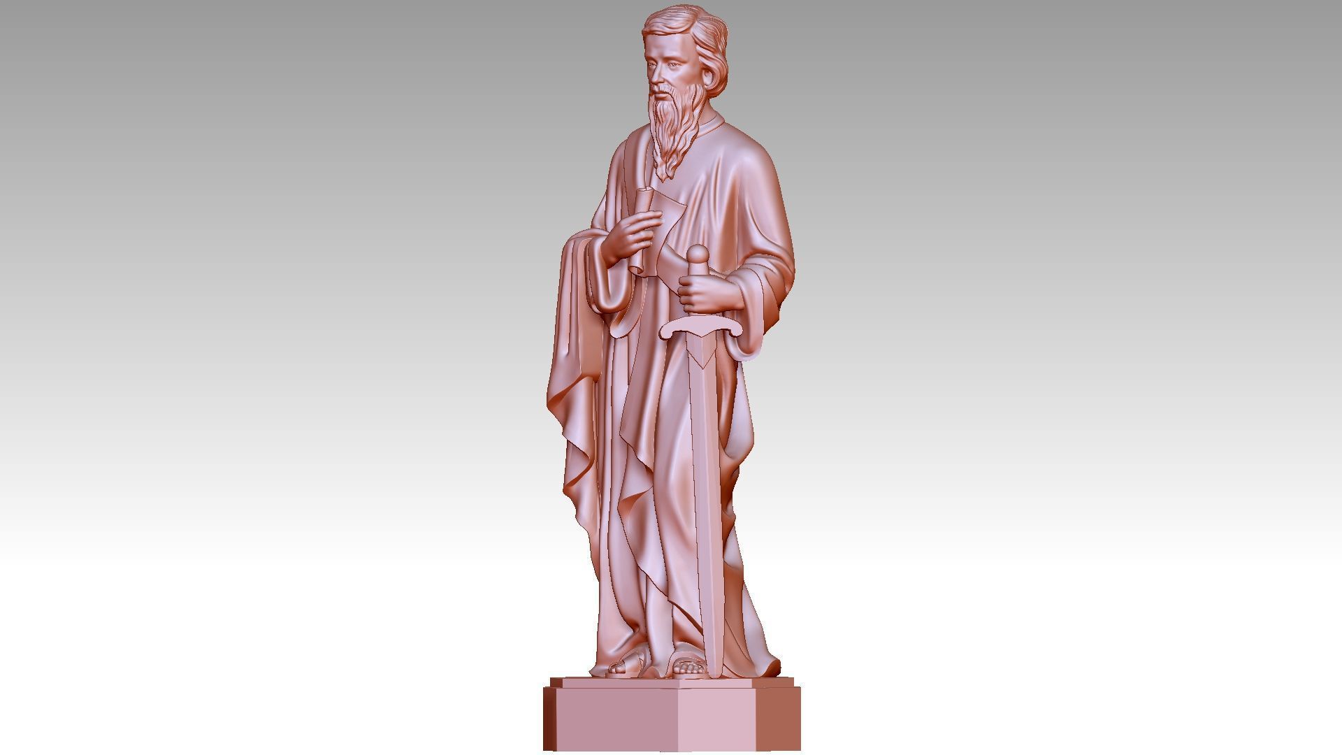 Saint Paul 3D print model_1