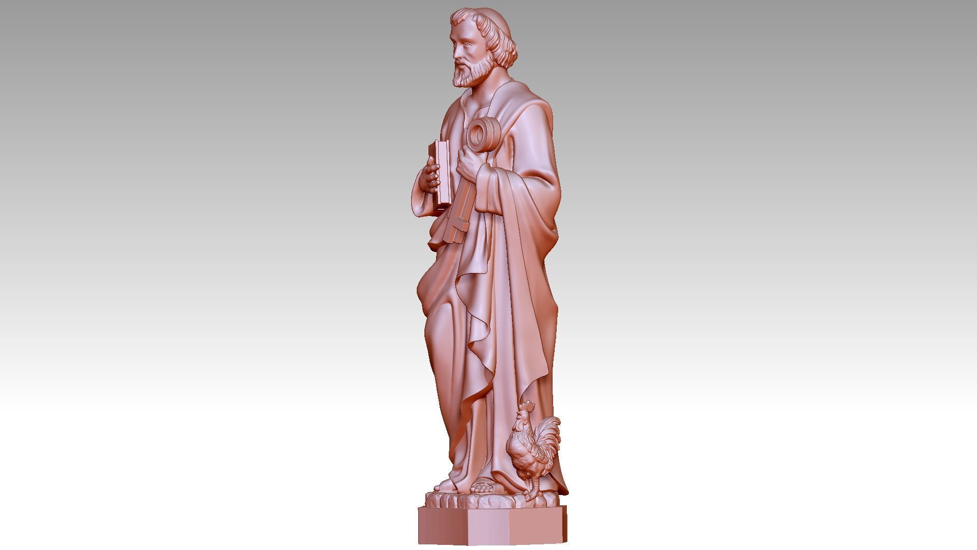 Saint Peter 3D print model_1