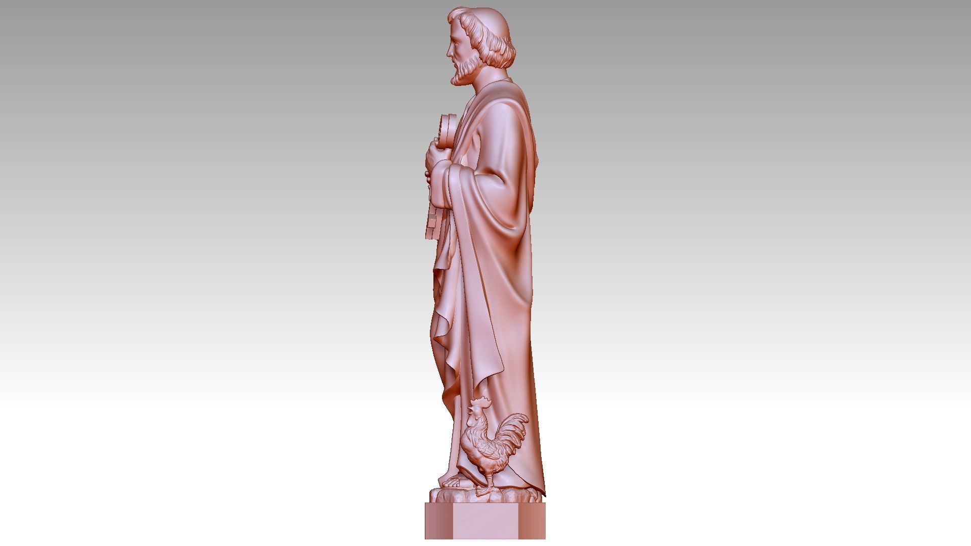 Saint Peter 3D print model_2
