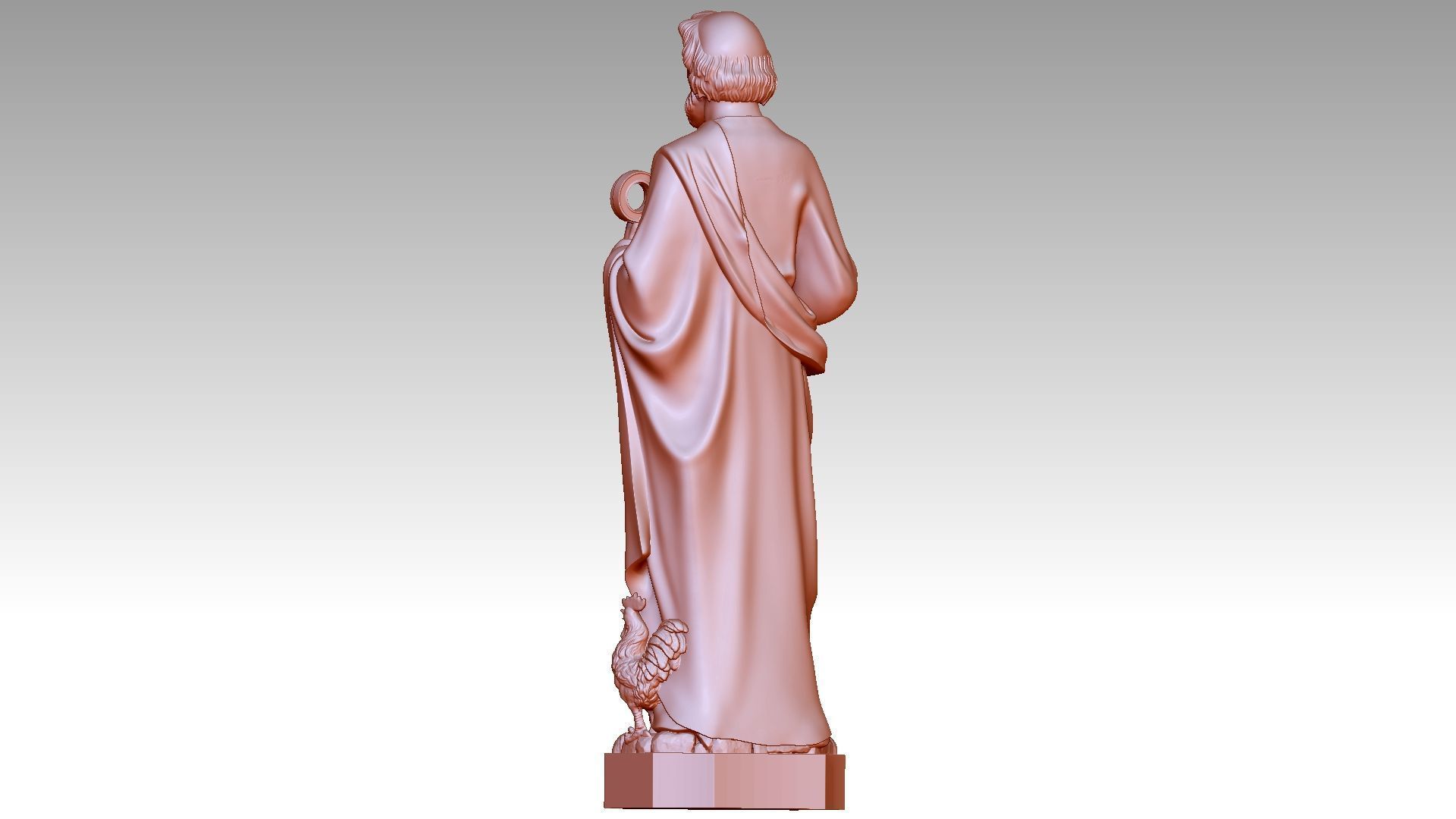 Saint Peter 3D print model_3