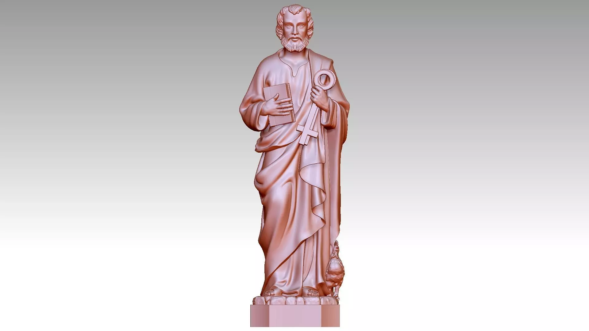 Saint Peter 3D print model_0