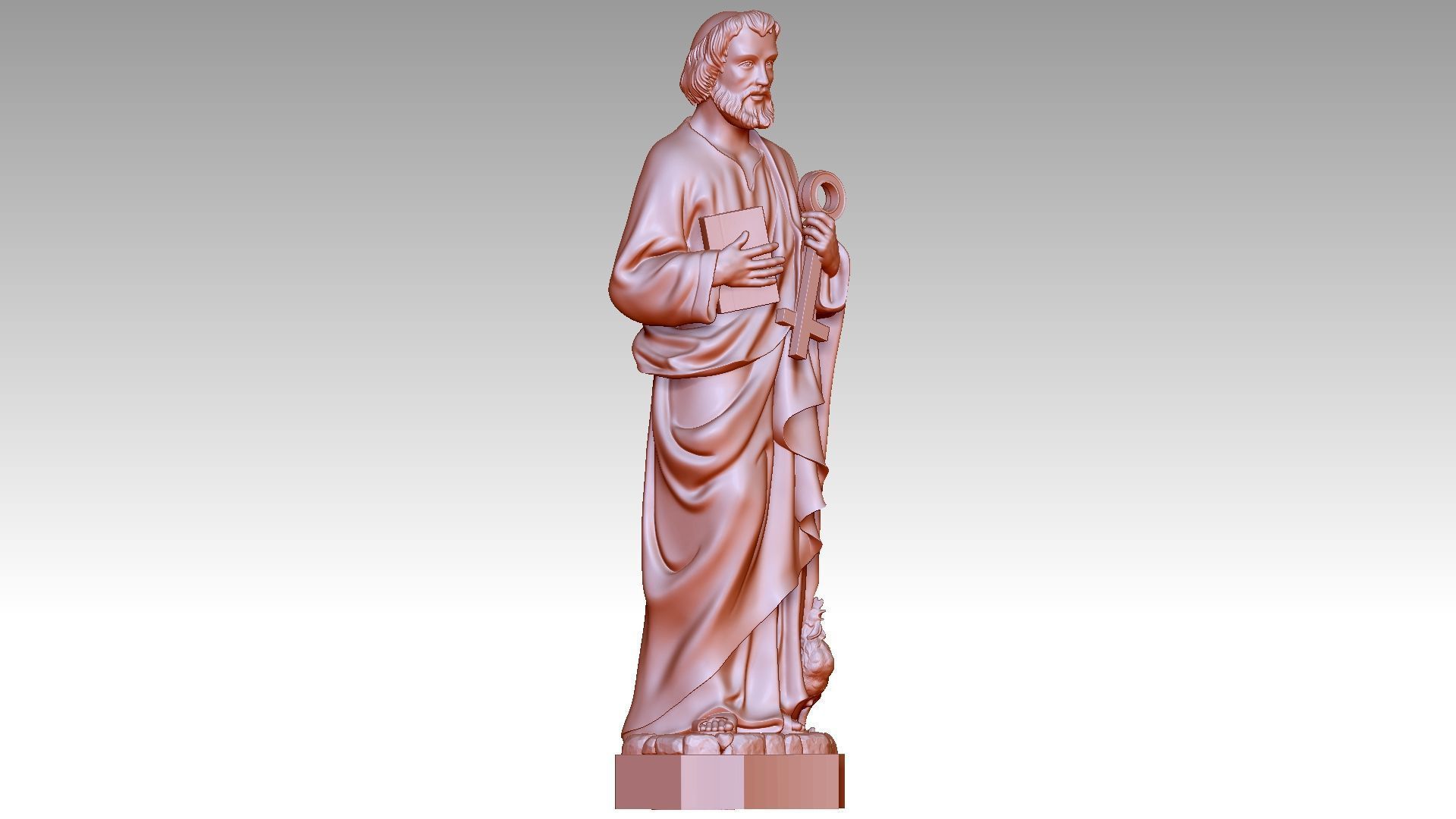 Saint Peter 3D print model_7