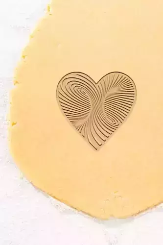 Geometric Heart Cookie Cutter - Biscuit Cutter