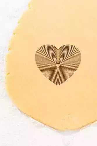 Geometric Heart Cookie Cutter - Biscuit Cutter