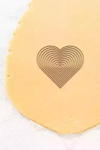 Geometric Heart Cookie Cutter - Biscuit Cutter