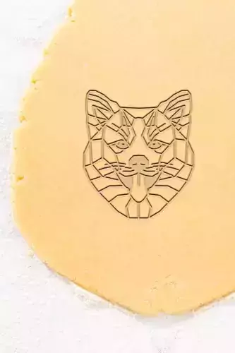 Geometric Dog Cookie Cutter - Biscuit Cutter