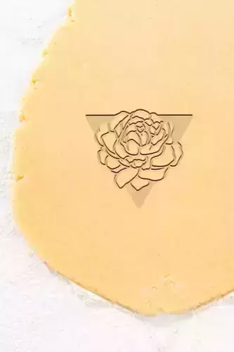 Rose Cookie Cutter - Biscuit Cutter