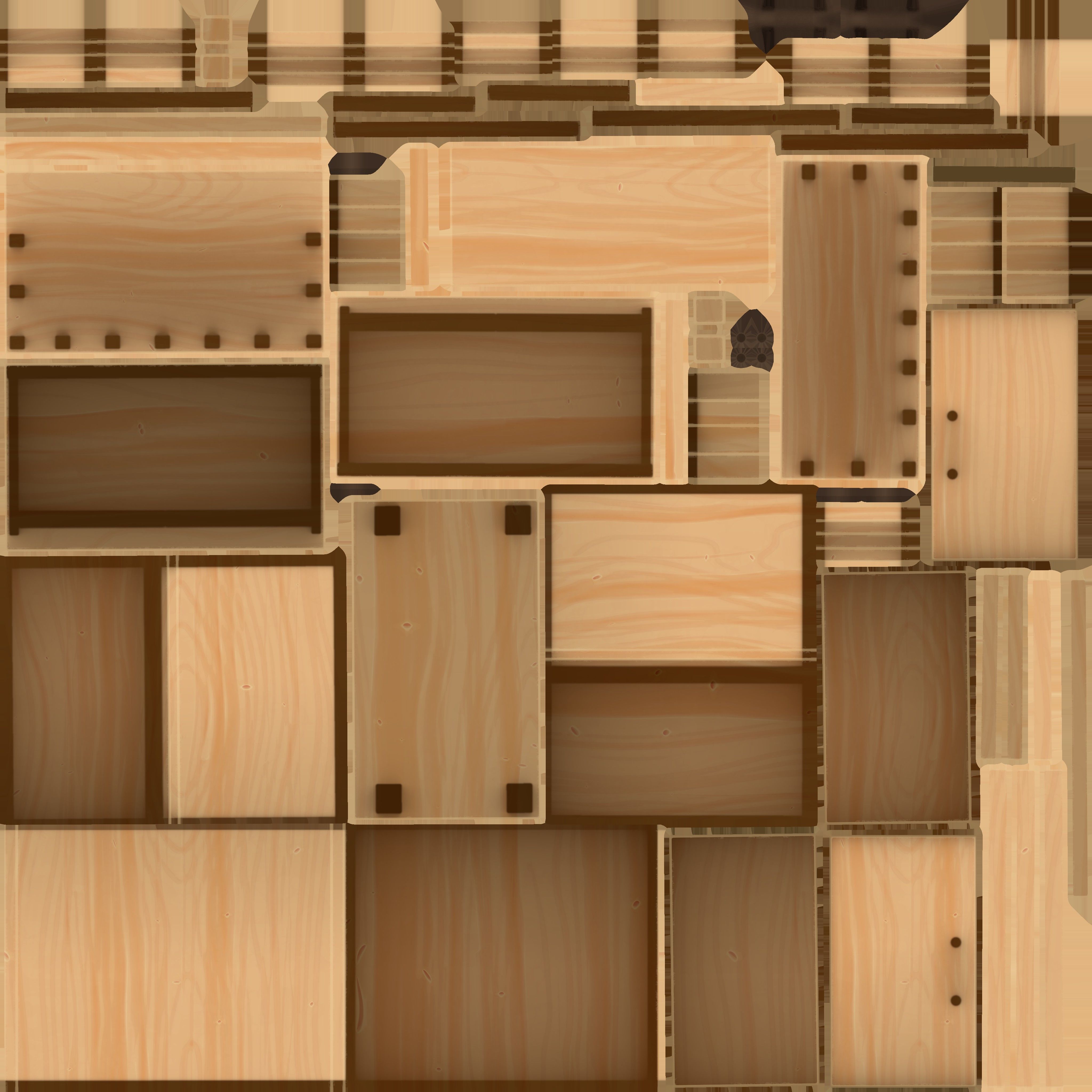 Stylized furniture pack 3D model_15