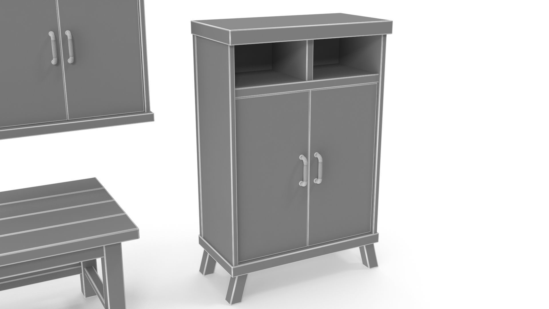 Stylized furniture pack 3D model_23