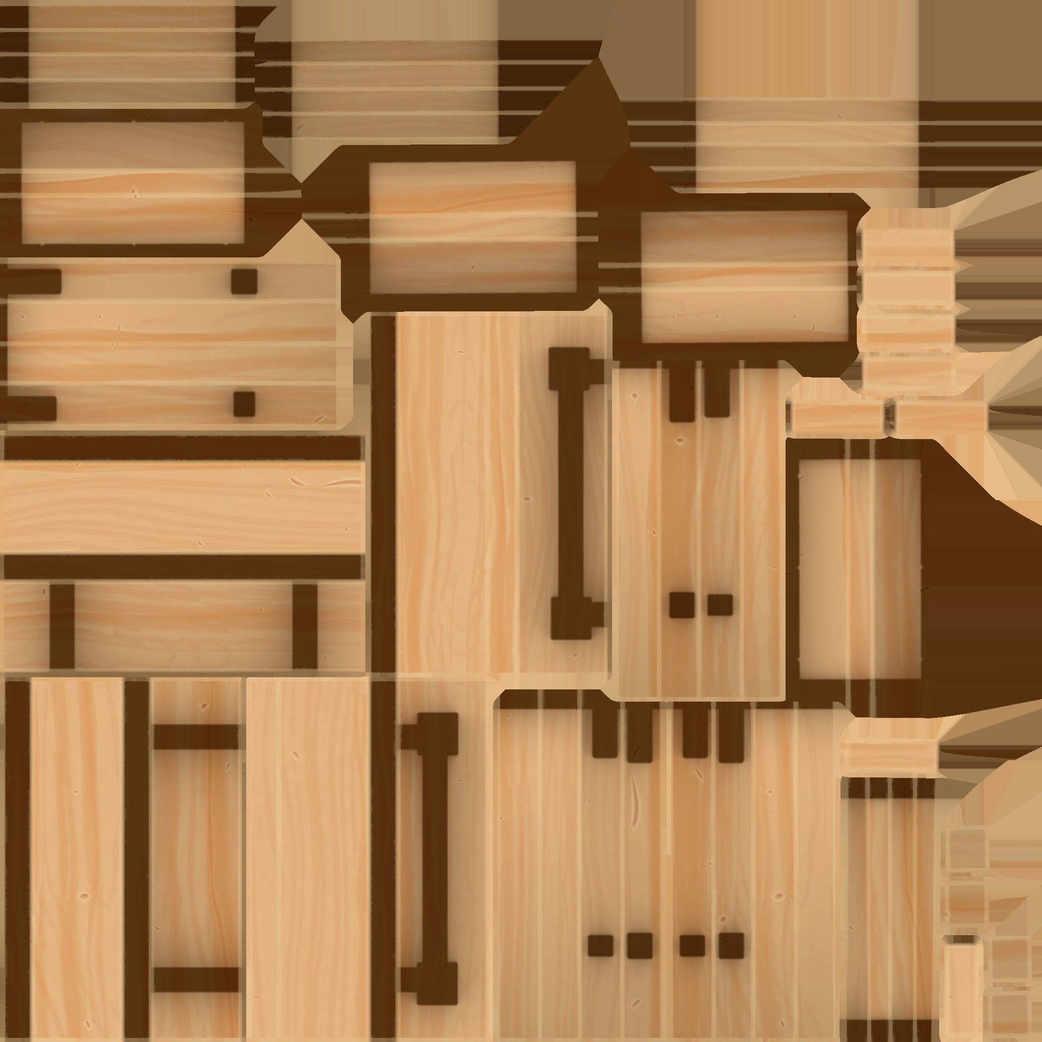 Stylized furniture pack 3D model_20