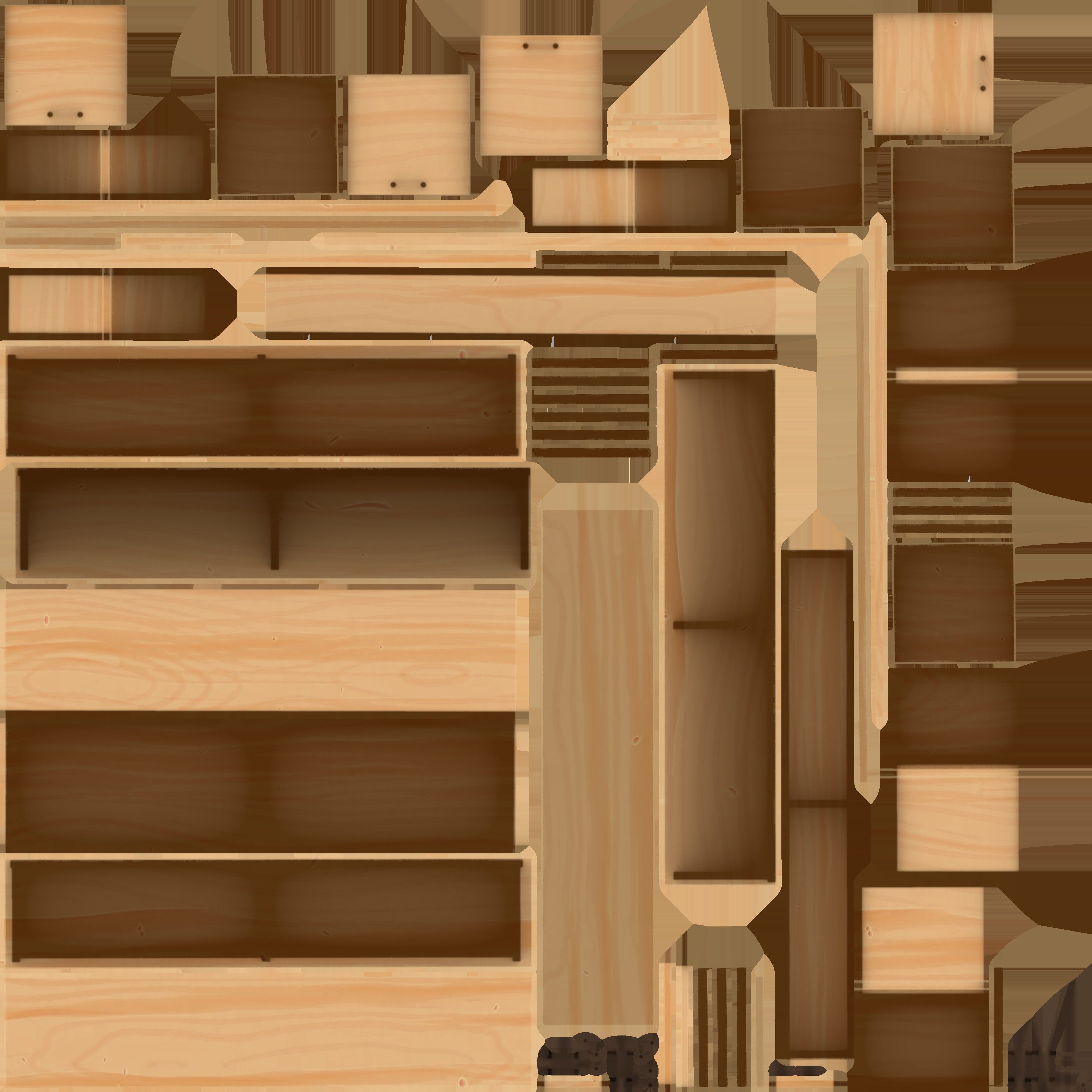 Stylized furniture pack 3D model_17